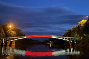 Мост в Латвии – к сердцам белорусов