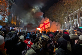 В Тбилиси силовики жестко разгонали демонстрацию